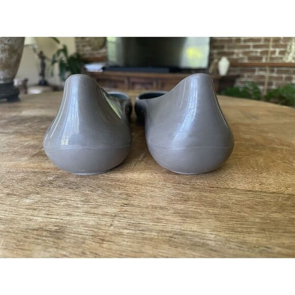 OKA B gray ballet flats slip on shoes US 9 EU 39 made in USA rubber comfort - Picture 4 of 7